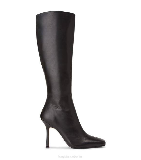 kniehohe Stiefel| de Tony Bianco Frauen Havanna-Kalbsstiefel schwarzes Venedig 4624411